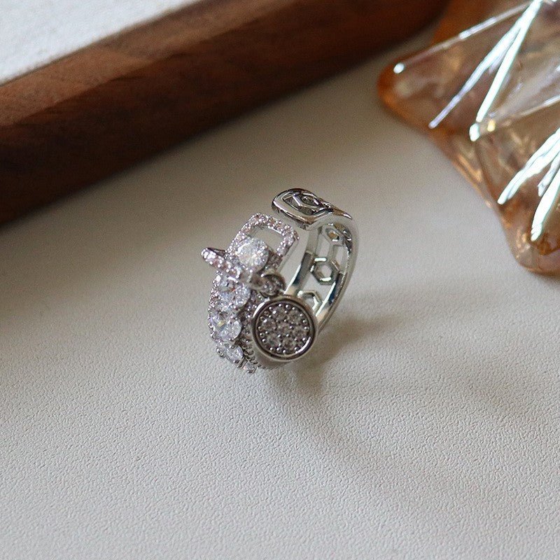 Vintage zircon ring - jewelry - weilin.com