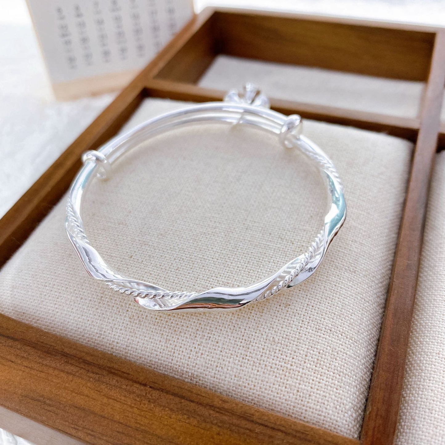 Wrapped bell sterling silver bracelet - jewelry - weilin.com