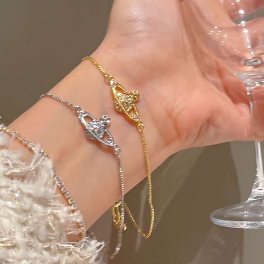 Zircon Planet Bracelet - jewelry - weilin.com