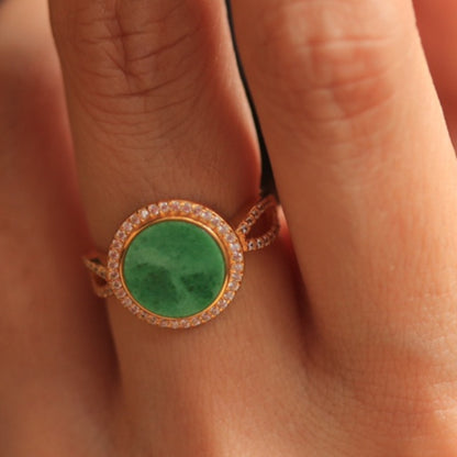 Natural Jadeite Ring