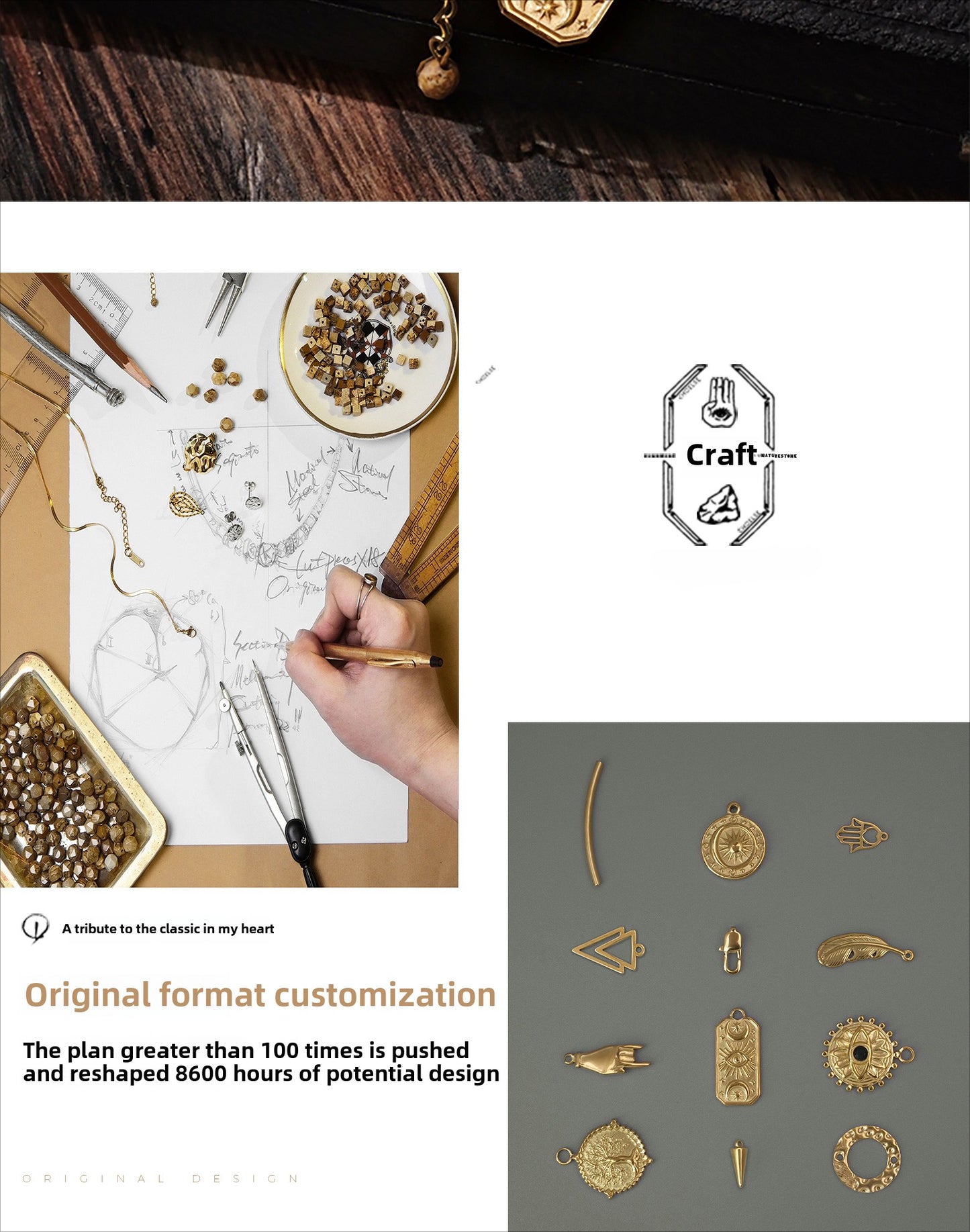 Golden wheat harvest necklace