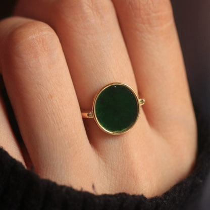 Natural Jadeite Ring