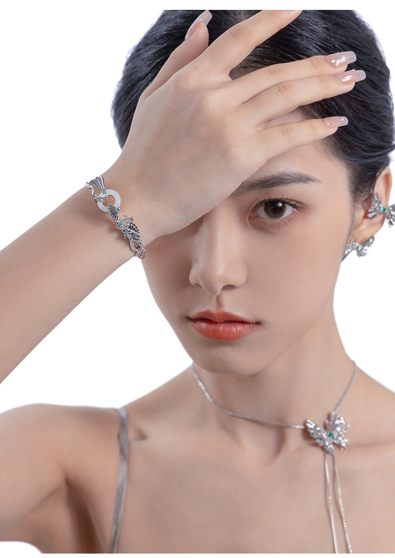 New Chinese style fan pendant bracelet