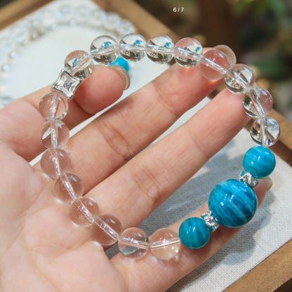 Natural White Crystal Bracelet