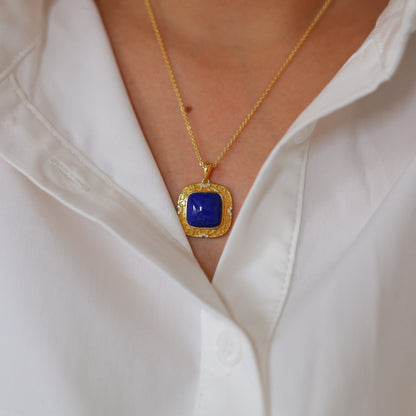 Natural Lapis Lazuli Imperial Court Style Pendant