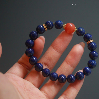 10mmNatural Lapis Lazuli Bracelet
