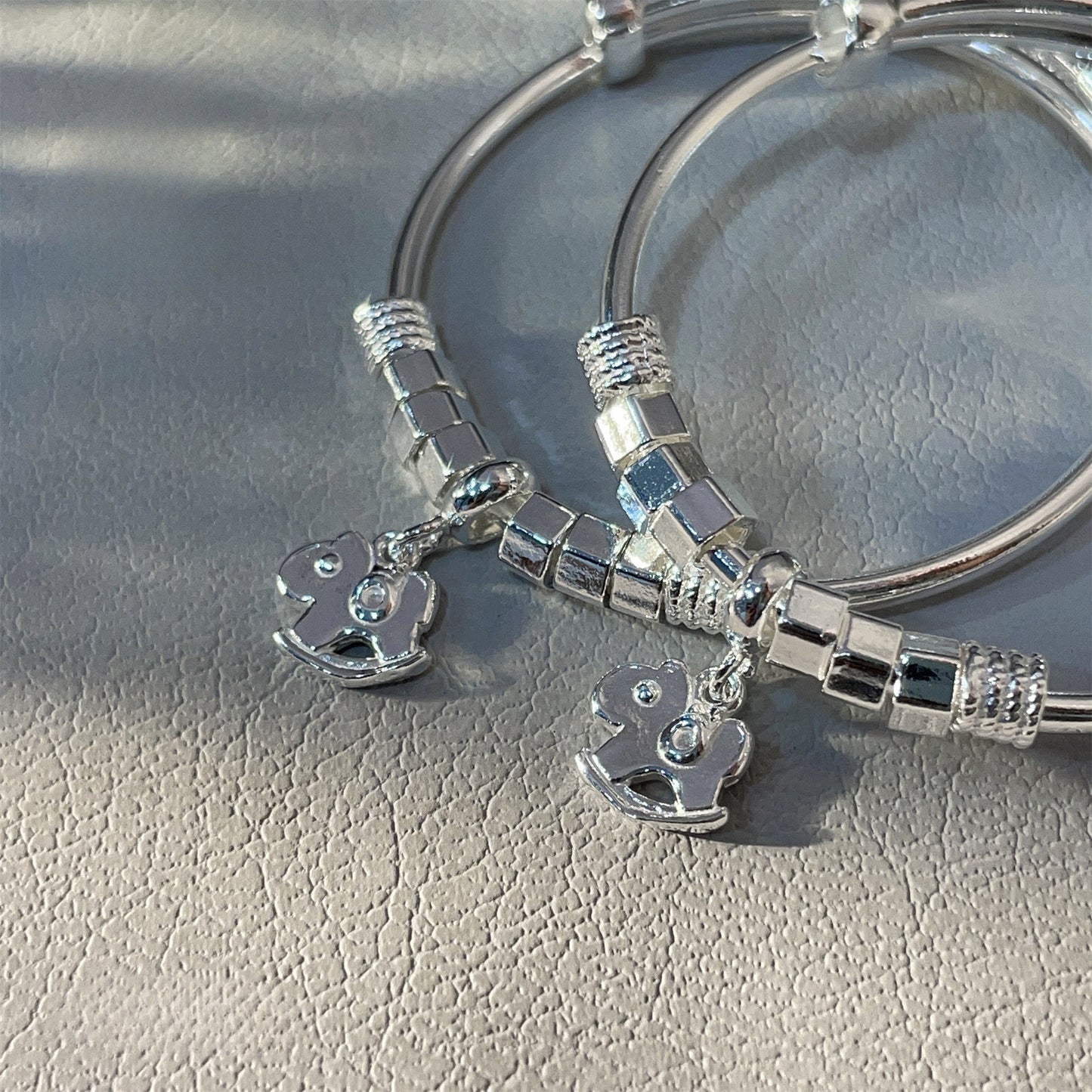 Personalized Fashion Bell Sterling Silver Bracelet