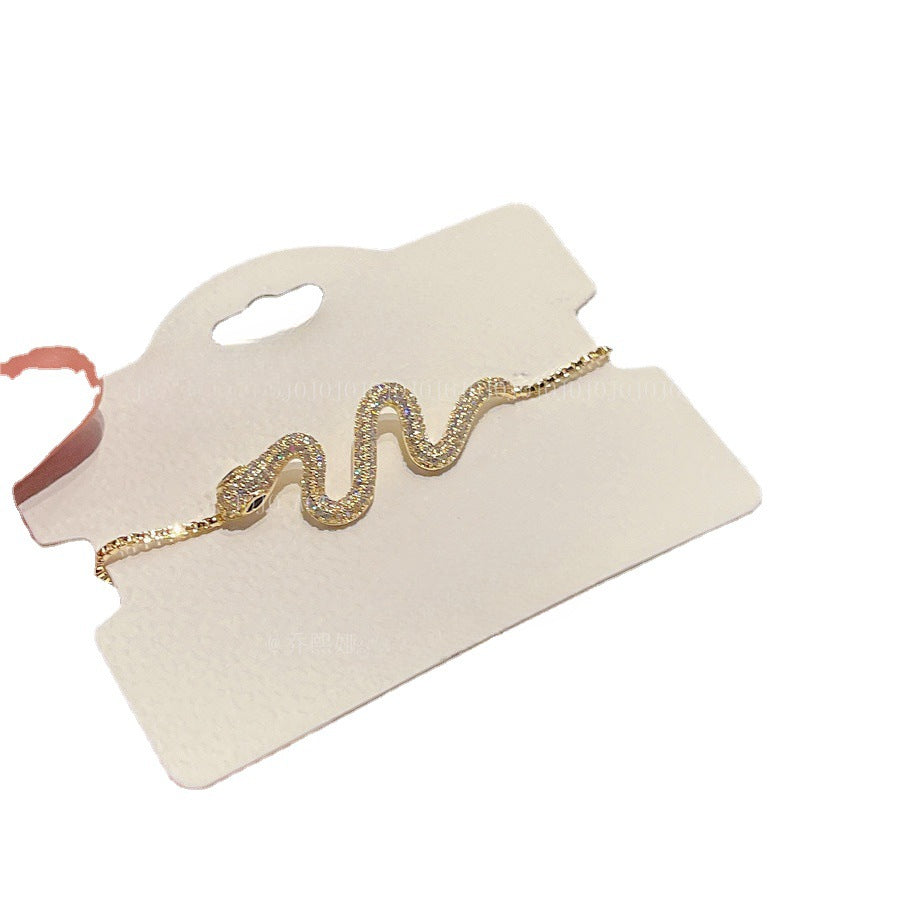 Zirconia Snake Bracelet