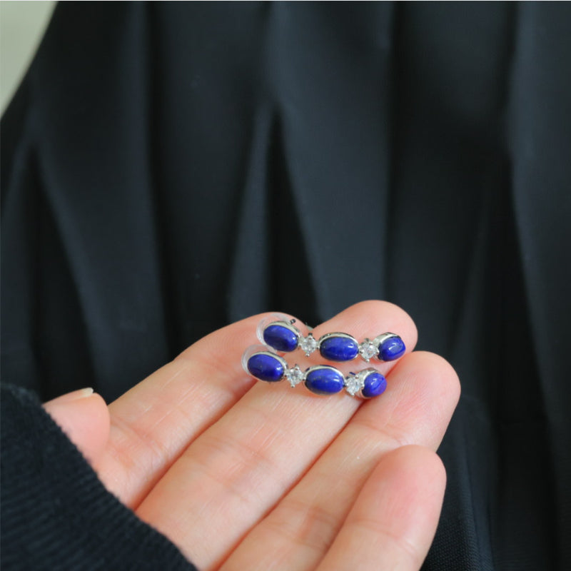 Natural Lapis Lazuli Earrings