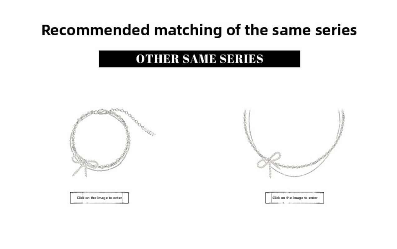 Bowknot pearl bracelet