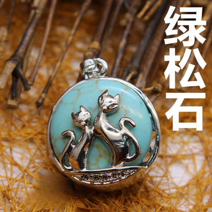 Ethnic fox pendant
