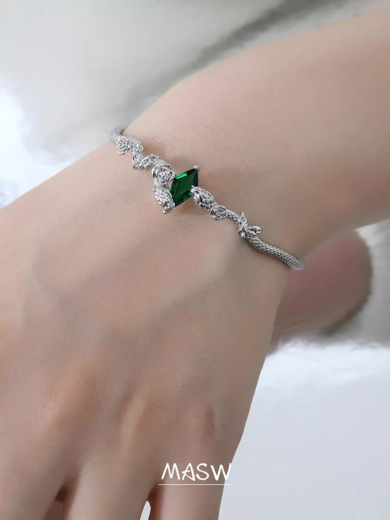 Dark Rose Snake Wristband