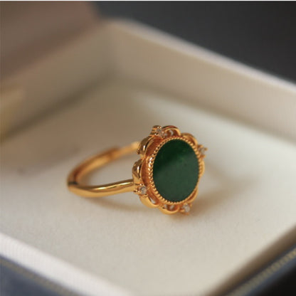Natural Jadeite Ring