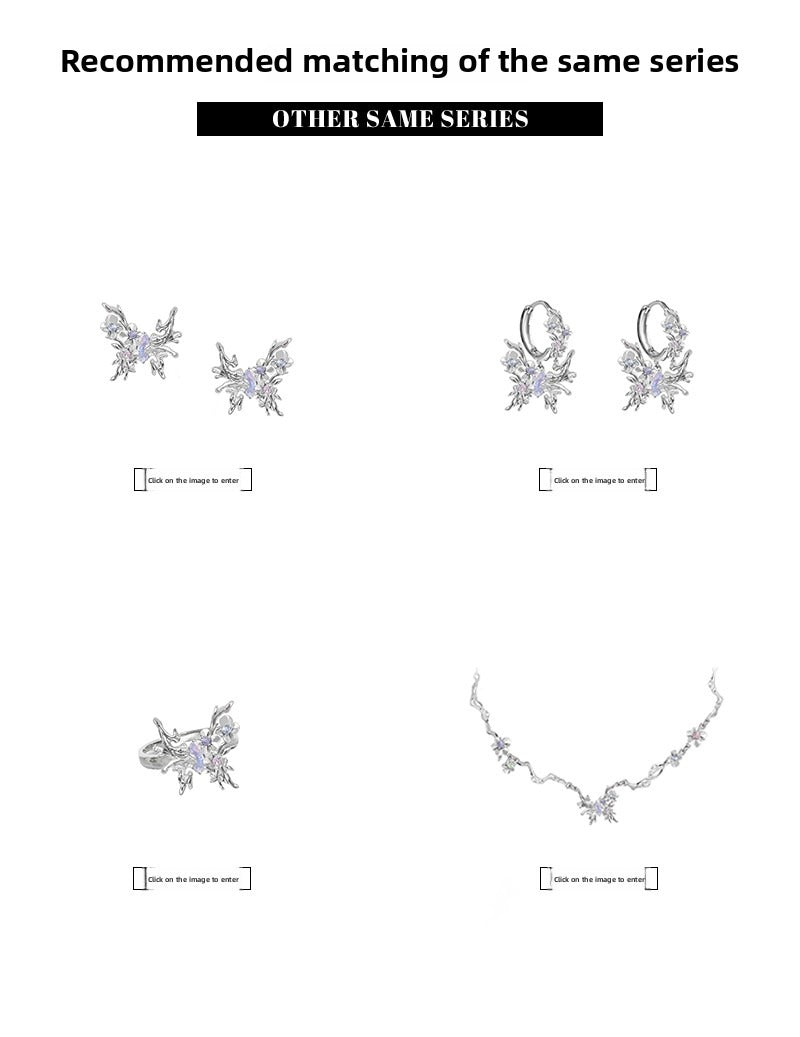 Liquid butterfly bracelet with hollow out