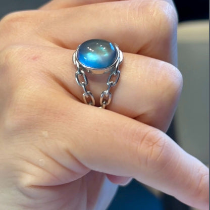 Natural Aquamarine Ring