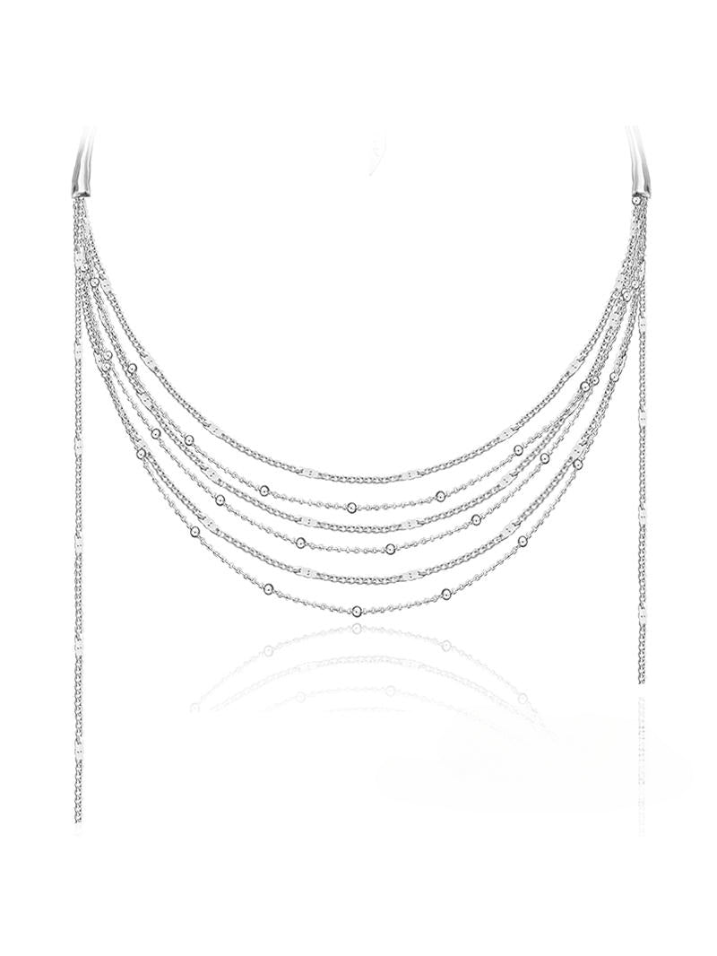 Light breeze tassel necklace