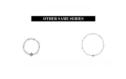 Double-layer wrapped pearl bracelet