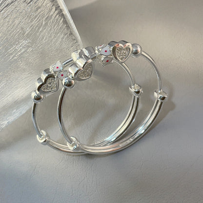 China Hollow Heart Children's Bracelet - jewelryweilin