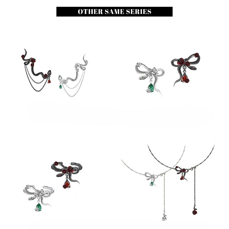 Dark Rose Snake Wristband