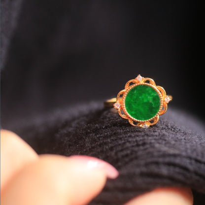 Natural Jadeite Ring
