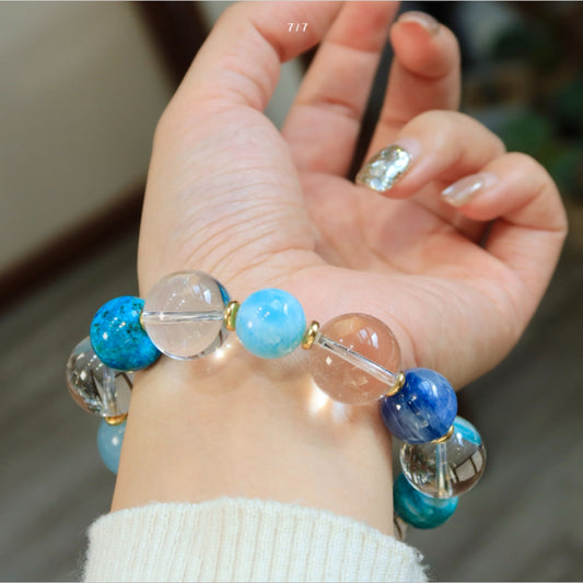 Natural White Crystal Bracelet