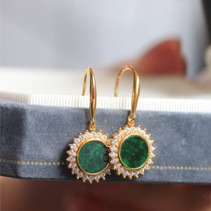 Natural Jadeite Earrings