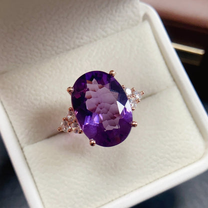 Natural Amethyst Ring