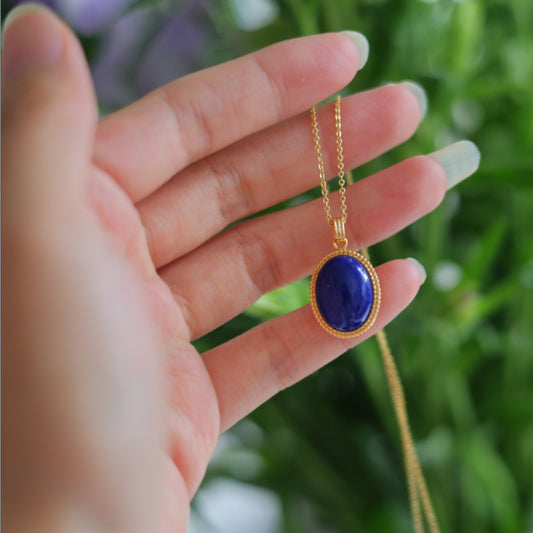 Natural Lapis Lazuli Pendant