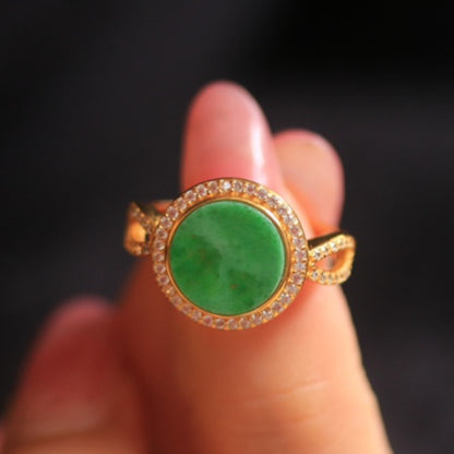 Natural Jadeite Ring