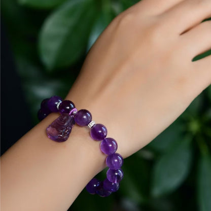 Natural Uruguayan Amethyst Bracelet