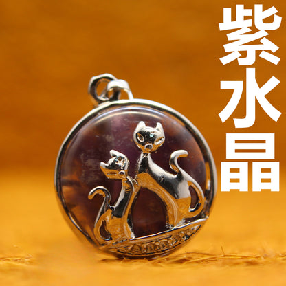 Ethnic fox pendant