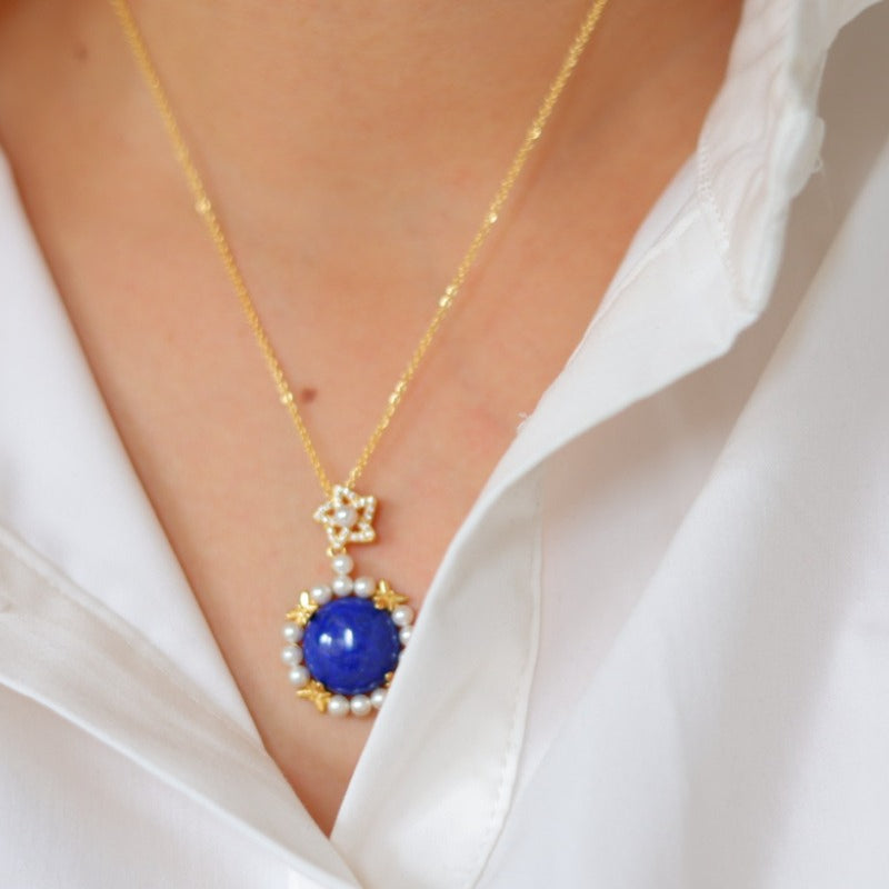 Natural Lapis Lazuli Pendant