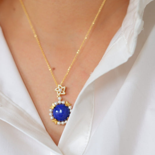 Natural Lapis Lazuli Pendant