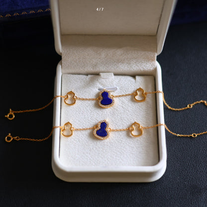Natural Lapis Lazuli Gourd Bracelet