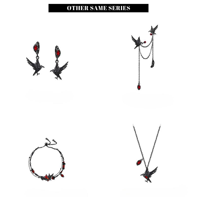 Cool Rose Crow Bracelet