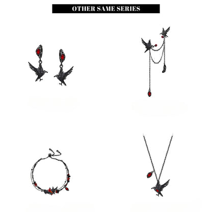 Cool Rose Crow Bracelet