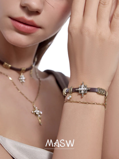 Star rays stacking bracelets