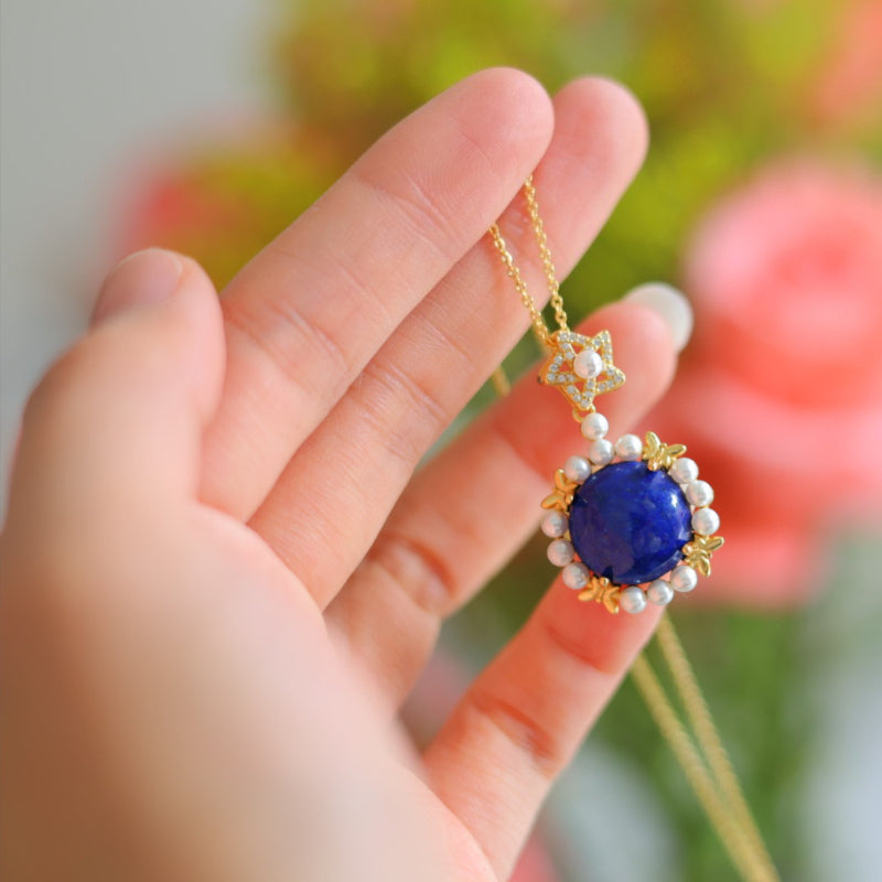 Natural Lapis Lazuli Pendant