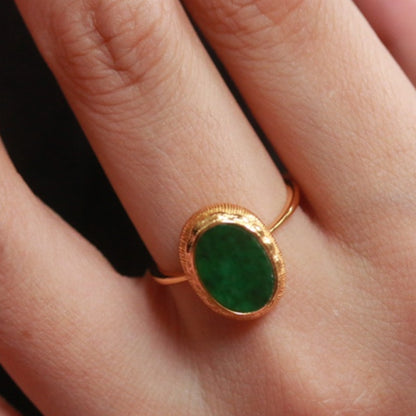Natural Jadeite Ring