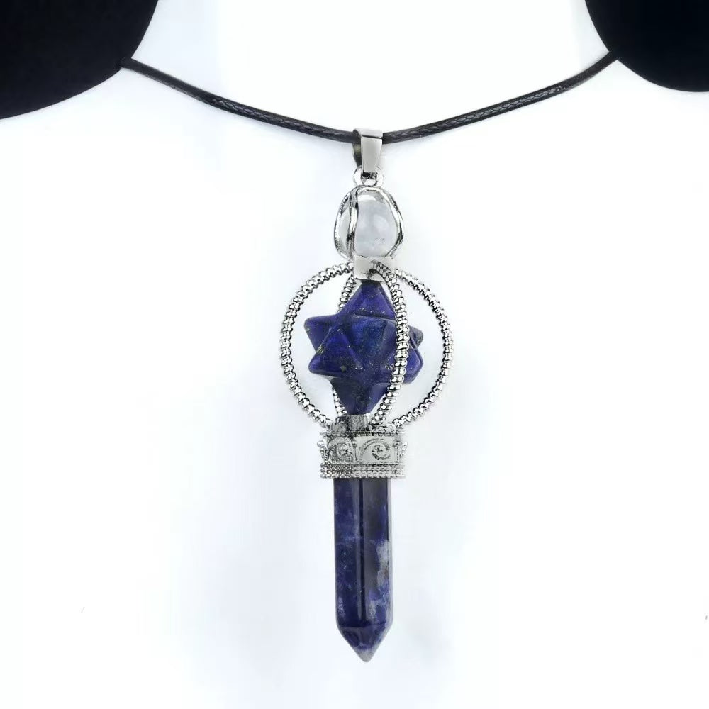 Rotating Octagonal Merkaba Pendant