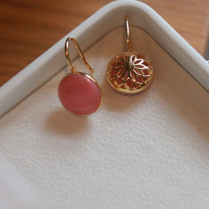 Natural Queen Shell Hook Earrings