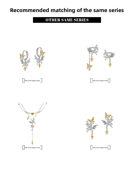 Double layer butterfly dance bracelet