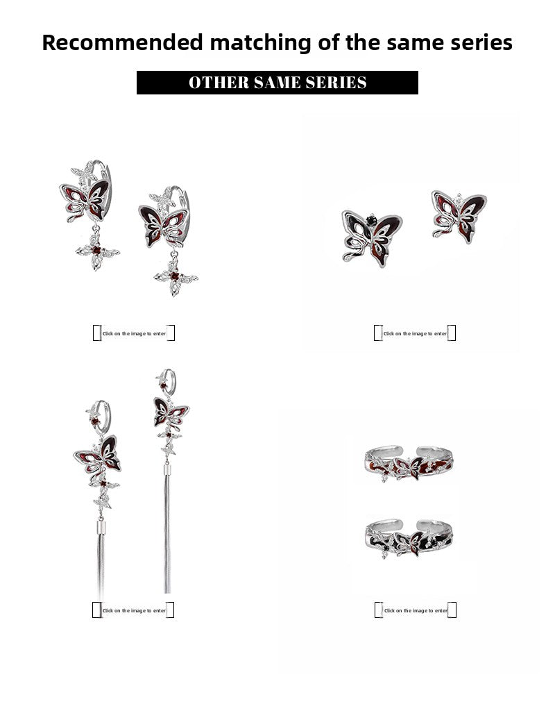 Red butterfly bracelet