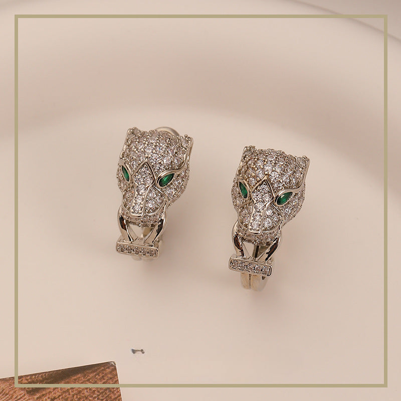 High-grade exquisite zircon animal earrings - jewelryweilin