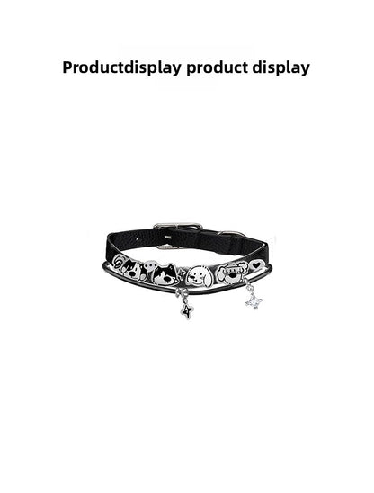 Cute puppy leather bracelet