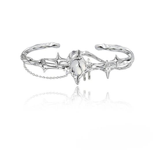 Starburst moonstone bracelet