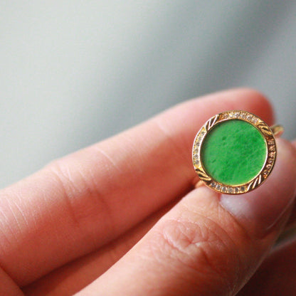 Natural Jadeite Ring