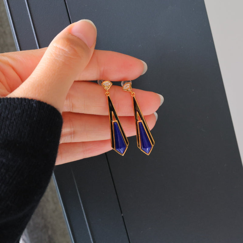 Natural Lapis Lazuli Earrings