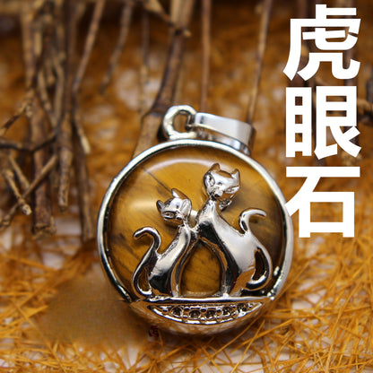 Ethnic fox pendant