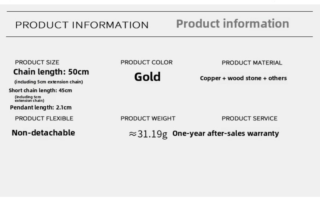 Tiger's eye layered necklace